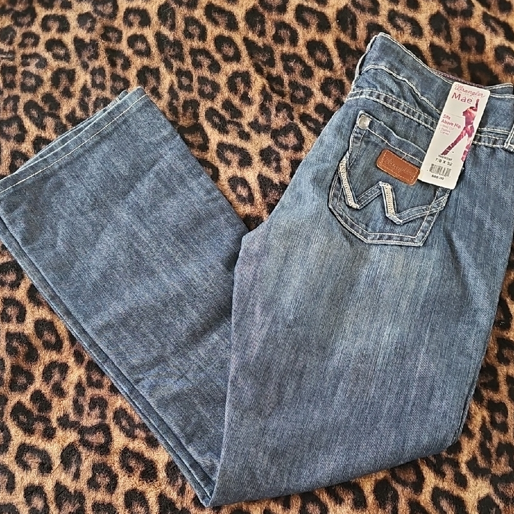 Wrangler Mae Boot Cut Jeans 7/8 X 34